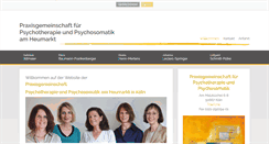 Desktop Screenshot of praxis-am-heumarkt.de